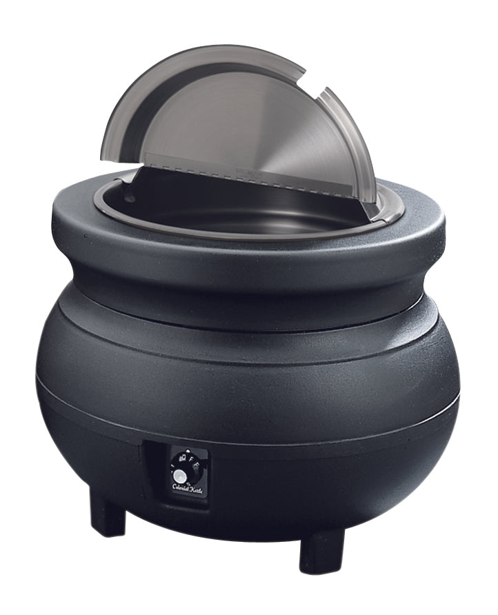 7-quart 120-volt Cayenne® 1776 & 1777 Colonial Kettle™ warmer in black