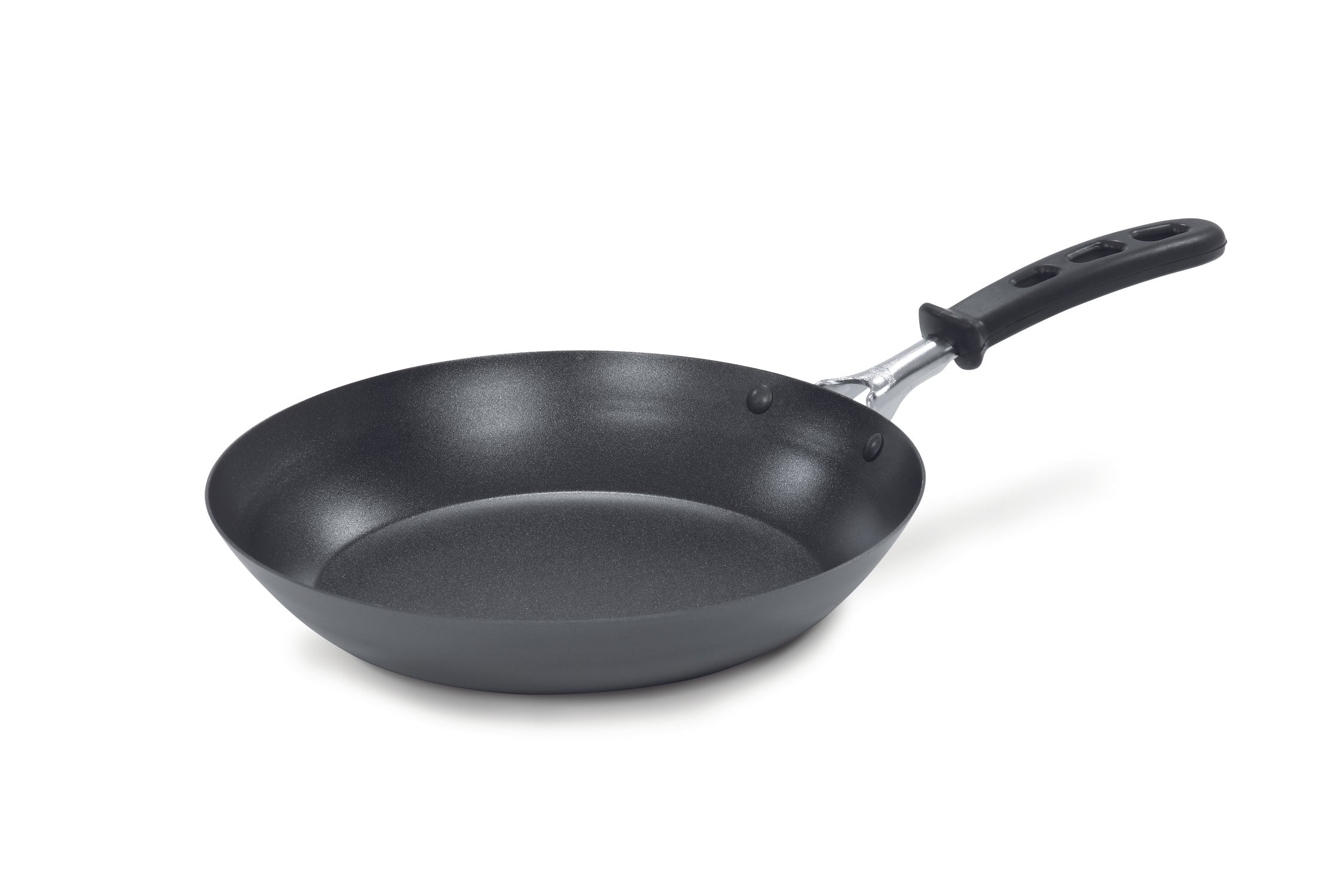 11-inch carbon steel induction fry pan with SteelCoat x3™ nonstick coating and TriVent silicone handle