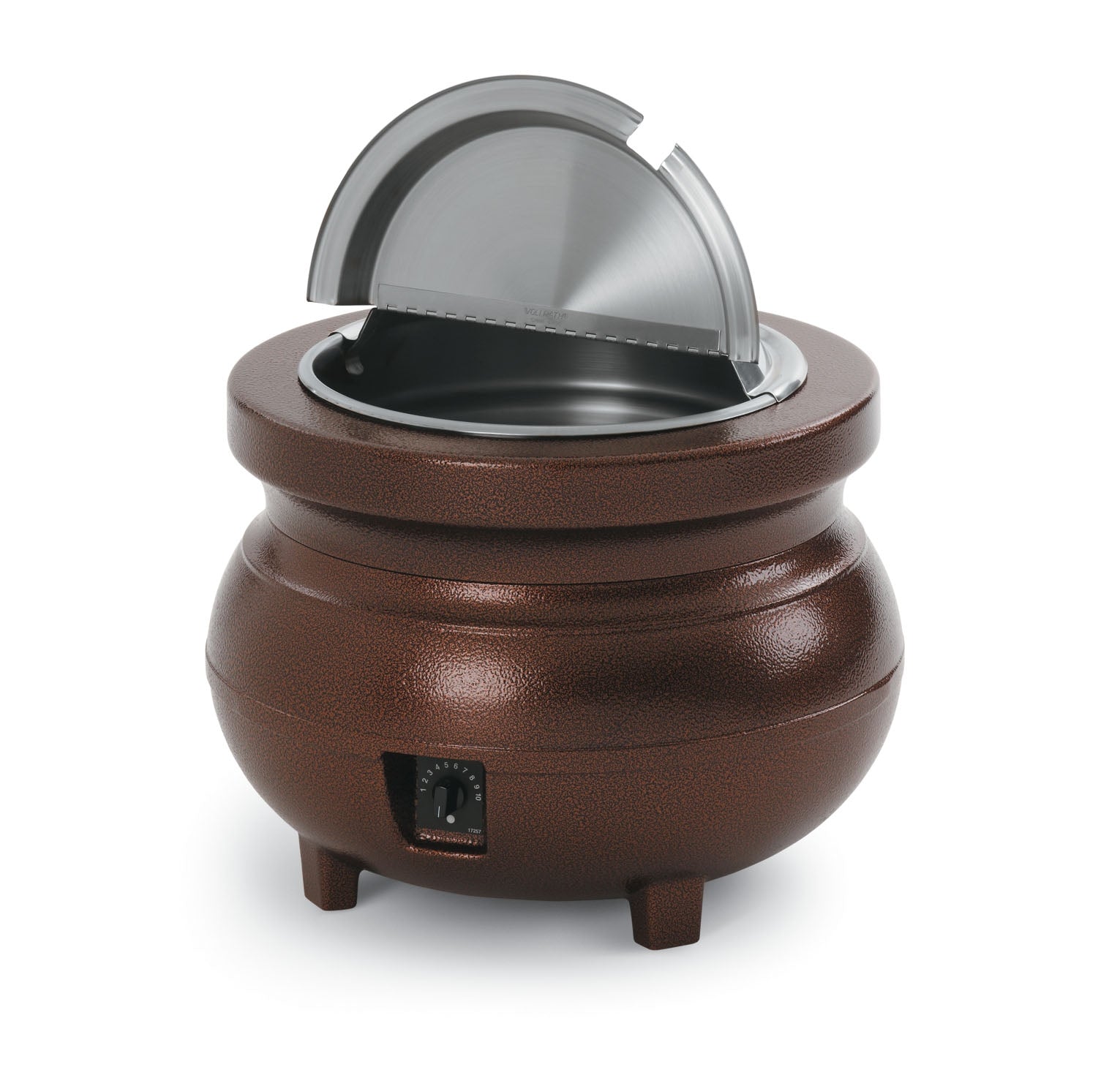 7-quart 120-volt Cayenne® 1776 & 1777 Colonial Kettle™ warmer in antique copper