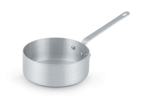 11 ½-quart Wear-Ever® shallow-style aluminum saucepan in natural finish with traditional handle